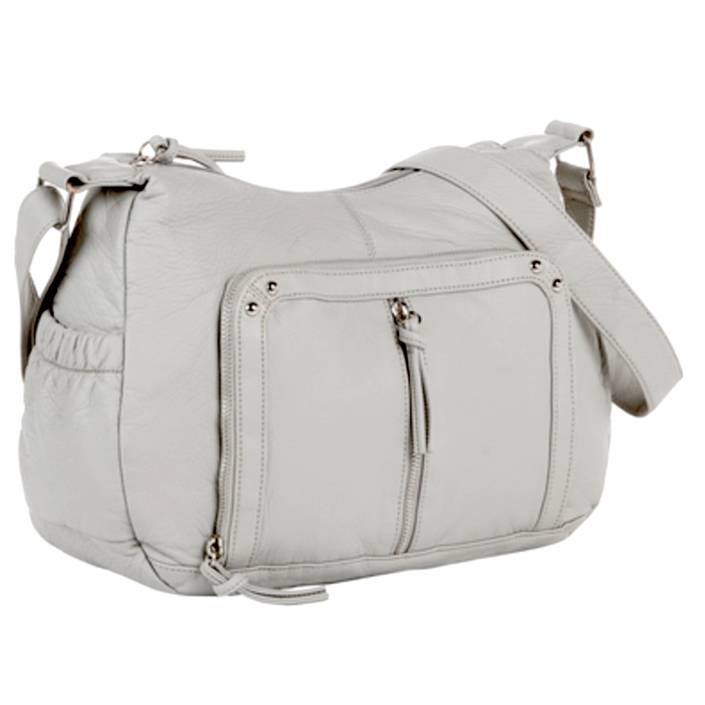 NWT Bueno Crossbody Organizer Leather Hobo Bag